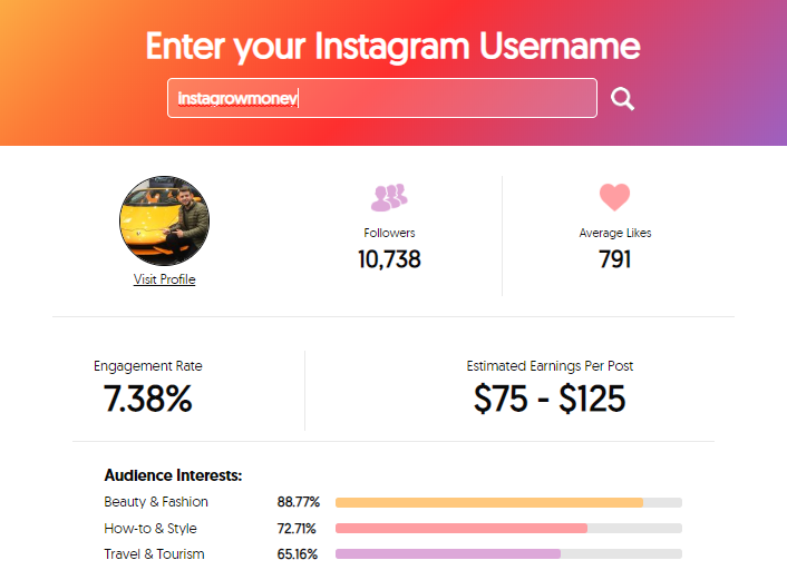 poți face bani pe instagram