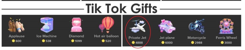 Cat costa un avion pe TikTok